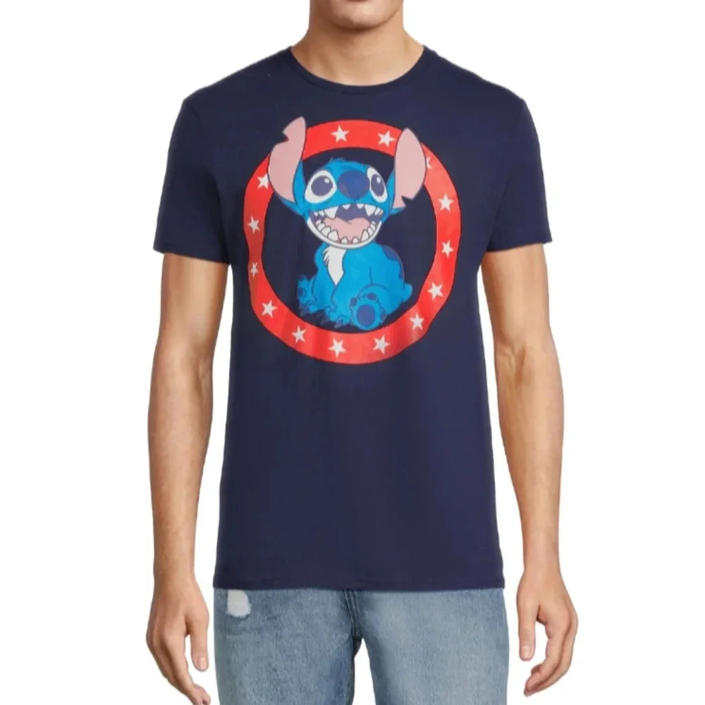 Disney Lilo Stitch Men's Graphic Tee Size Medium (38/40) NWT